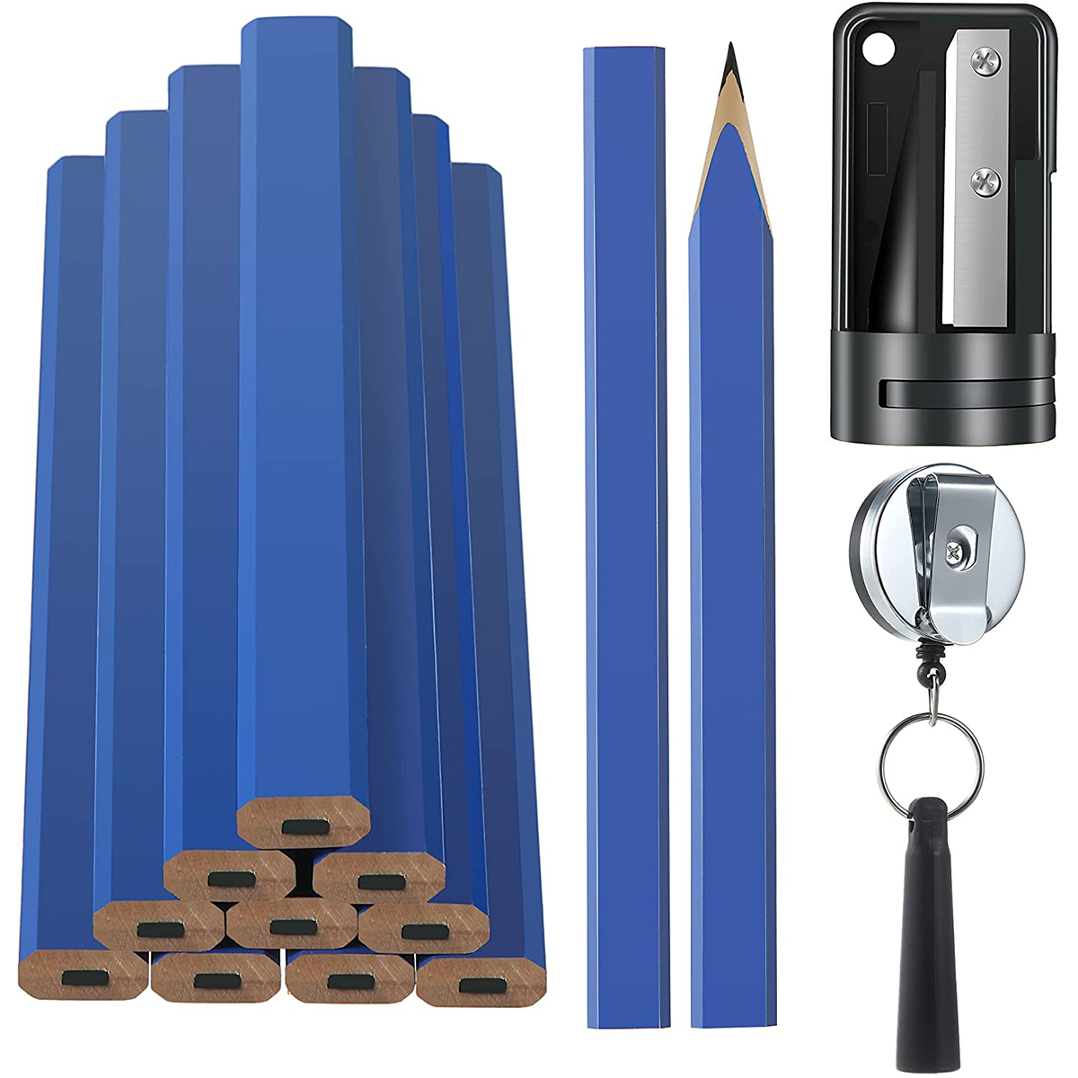 Woodworking Classes - 12 pièces crayon carré octogonal stylo