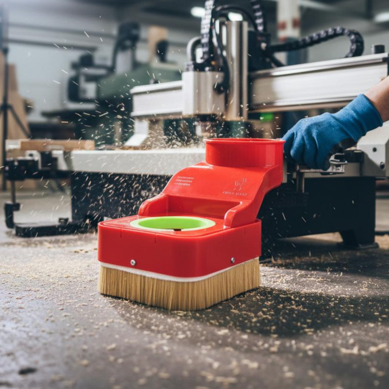 Woodworking Cnc Machine - Brosse anti-poussière pour routeur CNC, accessoire