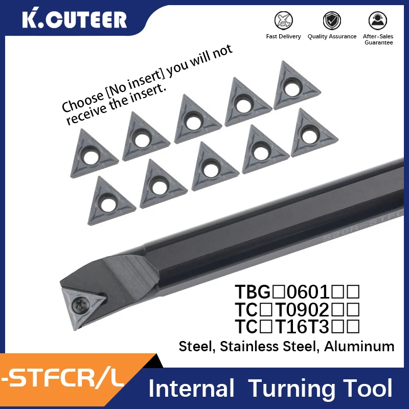 Parting Tool Lathe - Porte-outil de tournage interne S16Q-STFCR16 S20R-STFCR16