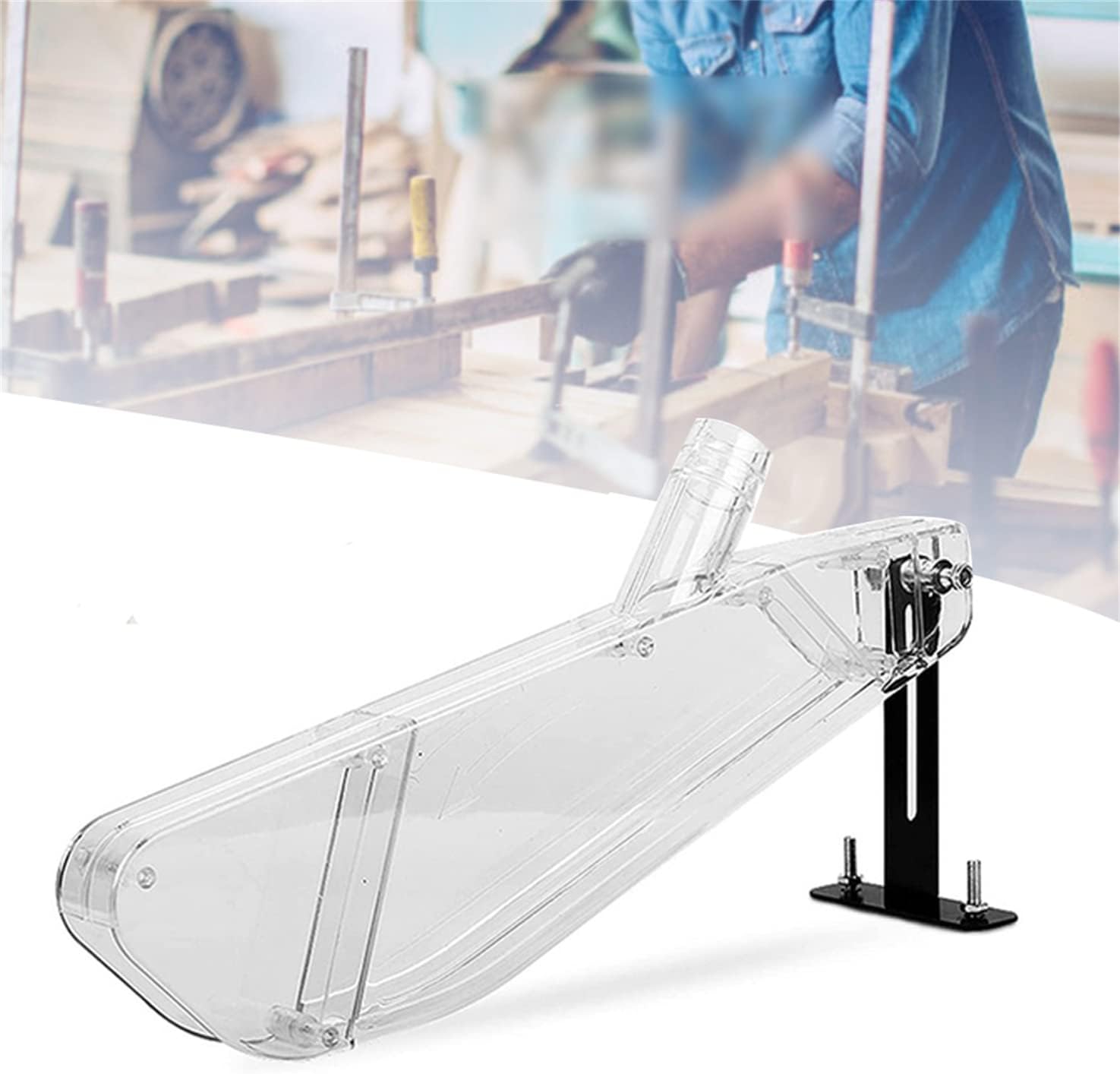 Woodworking Essentials - Cache de protection transparent pour scie
