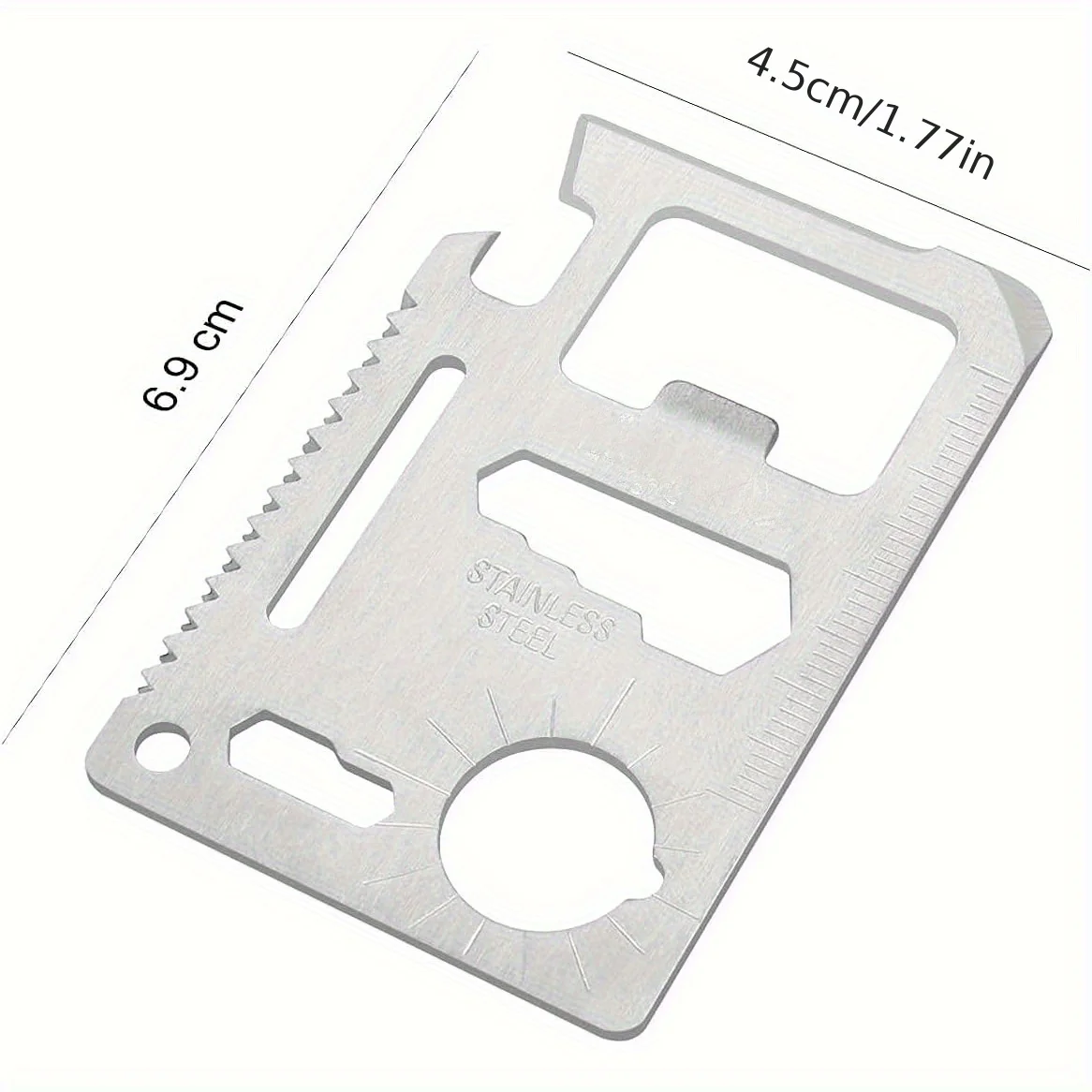1/2 pièces Pack 11 en 1 carte  - Card Scraper Steel avis et prix