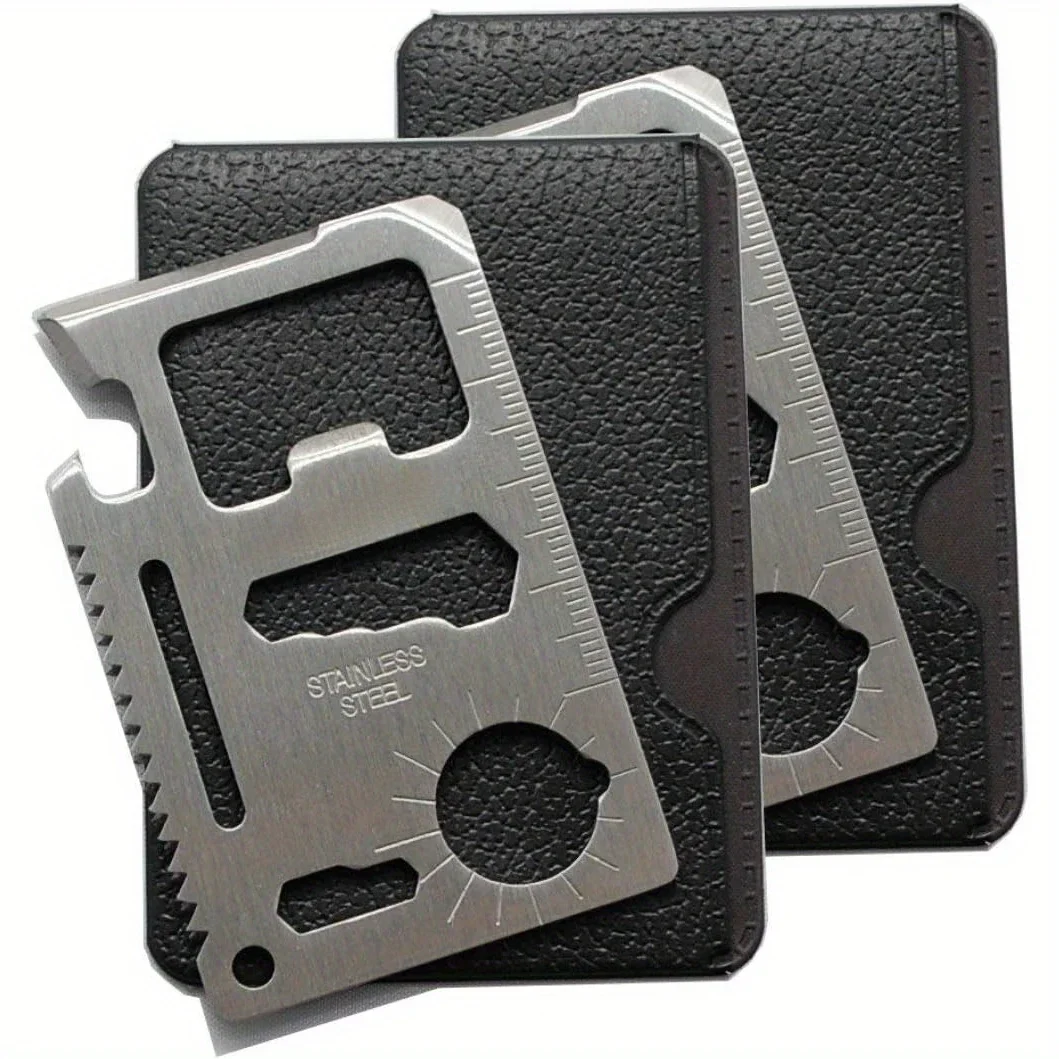 1/2 pièces Pack 11 en 1 carte  - Card Scraper Steel avis et prix