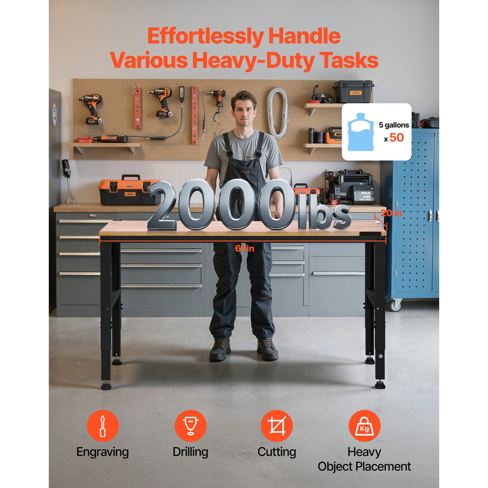 Banc de travail réglable en ha - Woodworking Bench avis et prix