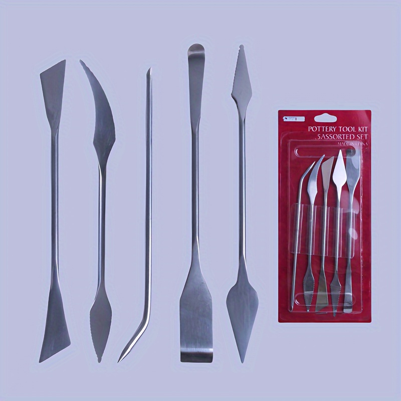 Ensemble de 5 couteaux en acie - Card Scraper Steel avis et prix
