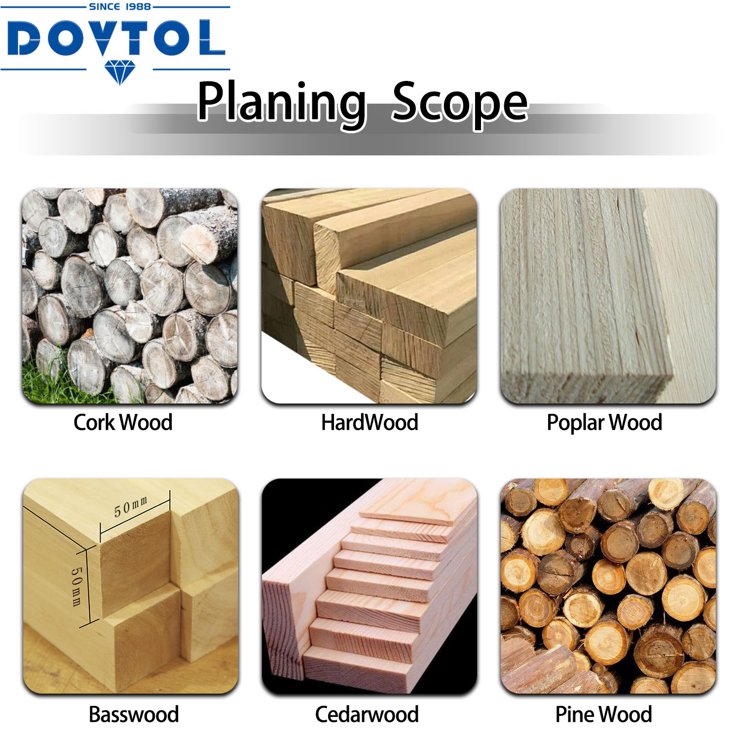 Inserts carrés en carbure de 1 - Woodworking Names avis et prix