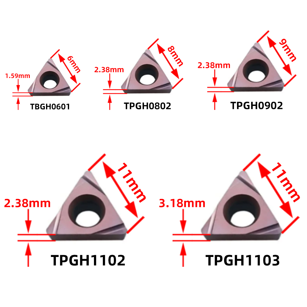 TPGH0602 TPGH0902 TCGT1102 TPG - Parting Tool Lathe avis et prix