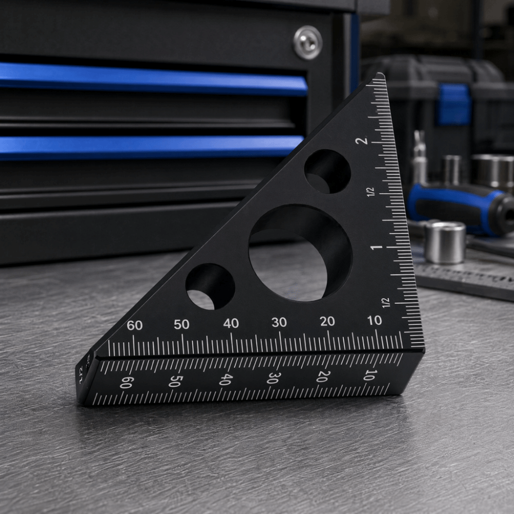 Règle triangulaire en alliage  - Woodworking Workshop Layout avis et prix