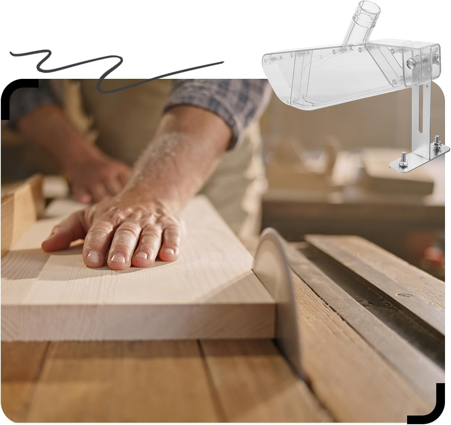 Cache de protection transparen - Woodworking Essentials avis et prix
