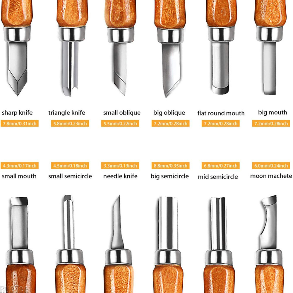 Ensemble de 12 outils de sculp - Woodworking Knife avis et prix