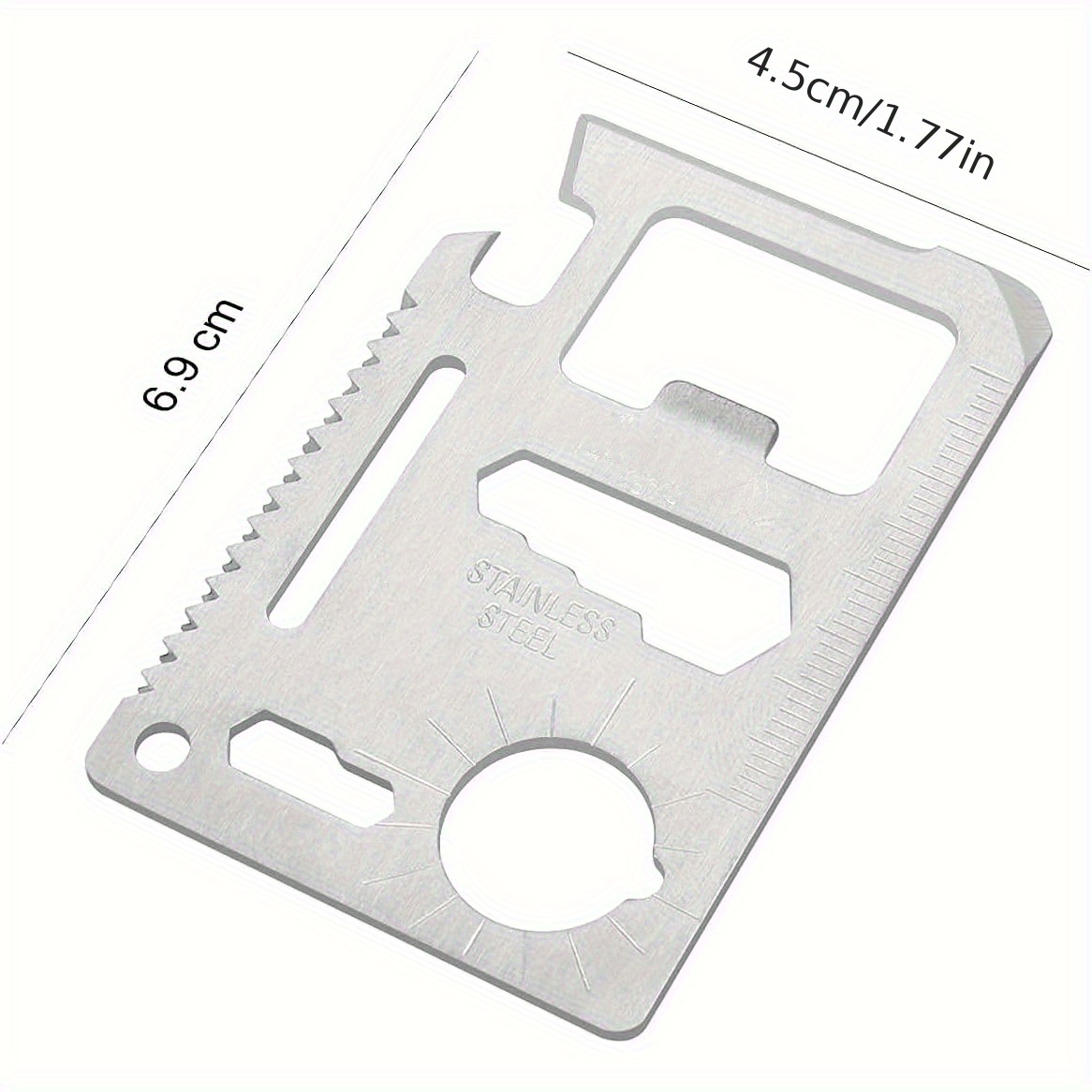 1/2 pièces Pack 11 en 1 carte  - Card Scraper Steel avis et prix